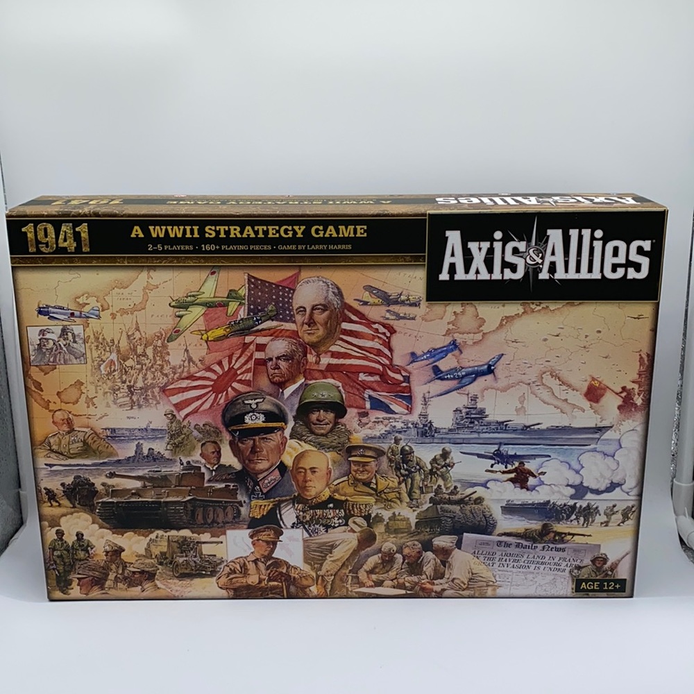 Axis & Allies 1941 A WWII Strategy Game Board Game